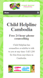 Mobile Screenshot of childhelpline.org.kh